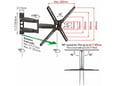 Barkan LCD TV zidni nosač do 65incha BM343LP