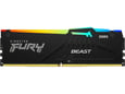 Kingston Memorija DIMM DDR5 16GB 5600MT/s KF556C40BBA-16 Fury Beast Black RGB
