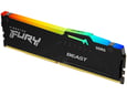 Kingston Memorija DIMM DDR5 16GB 5600MT/s KF556C40BBA-16 Fury Beast Black RGB