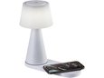 Rabalux Stona lampa Zavier, wireless punjač za mobilni dimabilna LED 3000-5000K 26cm