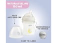 Chicco NF staklena flašica 150ml silikon 0+m