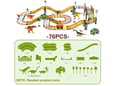 Jungle Dino park za autićima GW1750