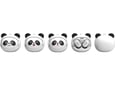 Moye Bežične slušalice Flip face true panda