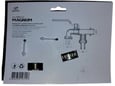 Magnum Slavina 1/2" sa ALU ručkom,dva izlaza 3/4" i metalnim priključkom za crevo 3190-1/2