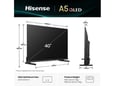 Hisense Televizor 40A5Q + Barkan Zidni nosač E210 TVZ01349