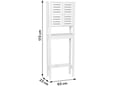 Tendance Kupatilski ormarić za ispod WC šolje Santorin 173x63x23cm