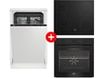 Beko Ugradni set rerna + ploča BBSE11120BD + Beko Ugradna mašina za pranje sudova BDIS38040