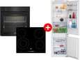 Beko Ugradna Ploča Hic 64502 T + Beko Ugradna rerna BBIR17300BCS + Beko Ugradni frižider BCHA275E4SN