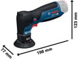 Bosch Aku ekscentar brusilica GEX 12V-77 06019L2100