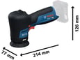 Bosch Aku ugaona brusilica za poliranje GPO 12V-77 06019L3000