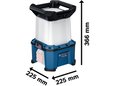 Bosch Akumulatorka LED lampa-reflektor GLA 18VH-7500 - 06014A5000