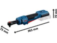 Bosch Akumulatorski ključ sa čegrtaljkom GRC 18V-60 - 06019N8001