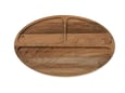 Brezawood Drveni Oval 3 orah