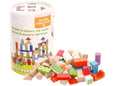 Eco Toys Drvene kocke sa šarama 100kom