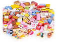 Eco Toys Edukativne drvene kocke Set Candy City 116kom