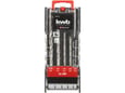 Einhell 3-delni set kofera sa po 5 Burgija za drvo, metal i kamen, 3-8 mm za metal i 4-10 mm za drvo i kamen