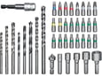 Einhell 39-todelni set burgija adaptera i bitova, Hex burgije za metal i drvo, L-Box