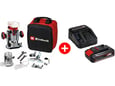 Einhell Set Akumulatorska glodalica TP-RO 18 + Baterija 2,5 Ah i punjač