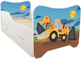 Happy Kitty Dečiji krevet 160x80cm + Fioka Excavator