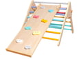 Kinder Home Drvena penjalica i tobogan Pikler trougao 2u1