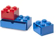 LEGO Stone fioke set (3 kom): Crvena, plava