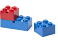 LEGO Stone fioke set (3 kom): Crvena, plava