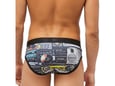 Moschino Underwear Muške raznobojne brif gaće sa printom