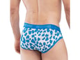 Moschino Underwear Muške nebeskoplavi brif gaće sa printom