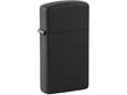 Zippo Upaljač Slim black matte
