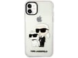 KARL LAGERFELD ovitek Glitter IML NFT Full Bodies za iPhone 11, prozorna, KLHCN61HNKCTGT