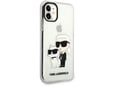 KARL LAGERFELD ovitek Glitter IML NFT Full Bodies za iPhone 11, prozorna, KLHCN61HNKCTGT