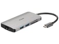 D-Link Hub Docking DUB-M810 8in1 USB-C-HDMI/USB3.0x2/CR/PD/GLAN