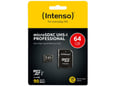 Intenso MicroSD 64GB Class10 UHS-I Pro