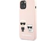 KARL LAGERFELD silikonski ovitek Full Bodies Icon za iPhone 14, roza, KLHMP14SSSKCI