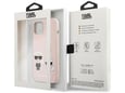 KARL LAGERFELD silikonski ovitek Full Bodies Icon za iPhone 14, roza, KLHMP14SSSKCI