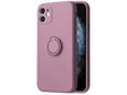ONASI silikonski ovitek Liquid Ring za Xiaomi Redmi 10 4G, vijolična