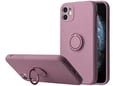 ONASI silikonski ovitek Liquid Ring za Xiaomi Redmi 10 4G, vijolična