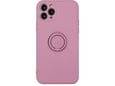 ONASI silikonski ovitek Liquid Ring za Xiaomi Redmi 10 4G, vijolična