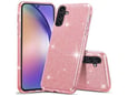 ONASI silikonski ovitek Bling za Samsung Galaxy A34, roza