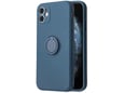 ONASI silikonski ovitek Liquid Ring za Xiaomi Redmi Note 12, modra