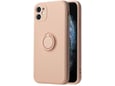 ONASI silikonski ovitek Liquid Ring za Xiaomi Redmi Note 12 4G, roza