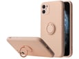 ONASI silikonski ovitek Liquid Ring za Xiaomi Redmi Note 12 4G, roza