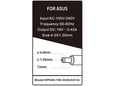 Gembird Punjač za laptop 65W-19V-3.42A, 4.0x1.35mm (819) NPA65-190-3420 (AS14)