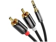 UGREEN avdio kabel 3,5mm moški na 2x RCA moški, 2m