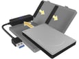 ICYBOX ohišje za trdi disk SSD/HDD 2,5"/USB 3.2/IB-AC603B-U3