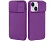 ONASI silikonski ovitek Lens Cover za iPhone 11, vijolična