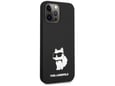 KARL LAGERFELD silikonski ovitek IML NFT Choupette Body za iPhone 13 Pro Max, črna, KLHCP13XSNCHBCK