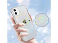 ONASI silikonski ovitek Hologram za iPhone 14, prozorna s srčki