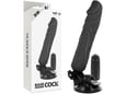 BASECOCK Vibrator Realistic Remote Control Bl 20,0 Cm