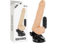 BASECOCK Vibrator Realistic Remote Control Fl 18,5 Cm